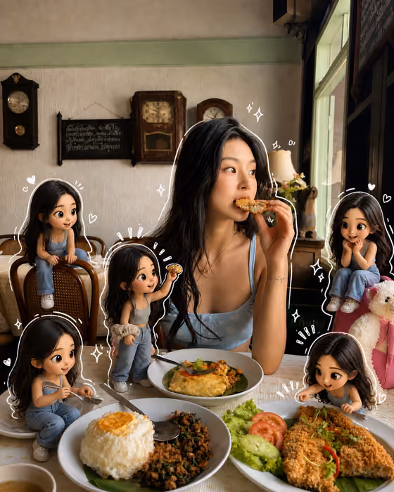 Restaurant Mini Figures