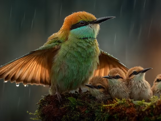 Protective Rainstorm