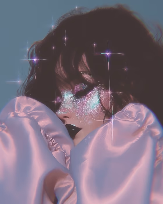 Chrome Celestial Portrait