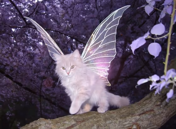 Pink Fairy Cat