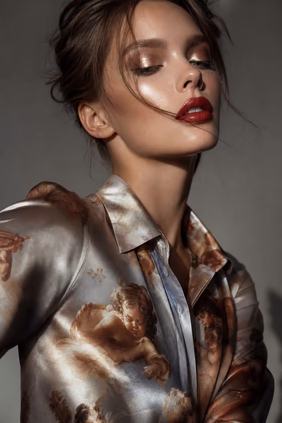 Fashion Editorial Close-Up