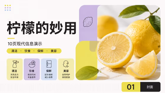 Lemon Uses Slide Cover