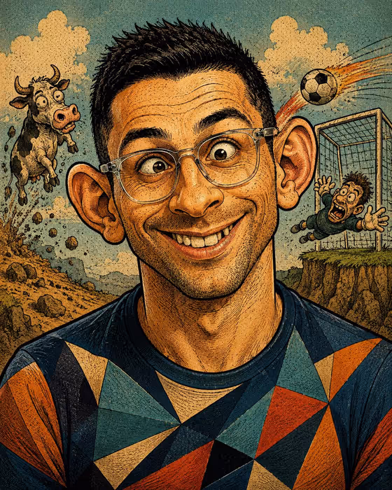 Satirical Magazine Caricature