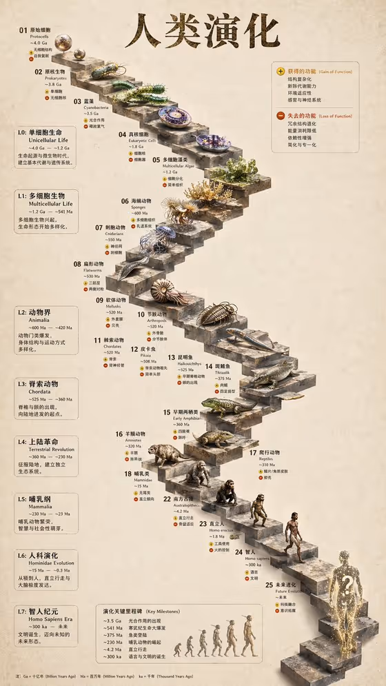 3D Stone Staircase Infographic