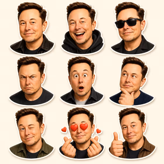 Pixar Sticker Grid
