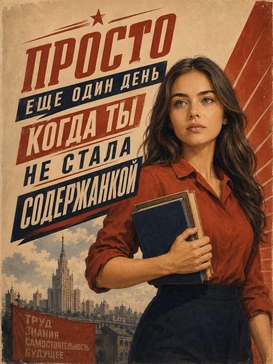 Soviet Student Poster