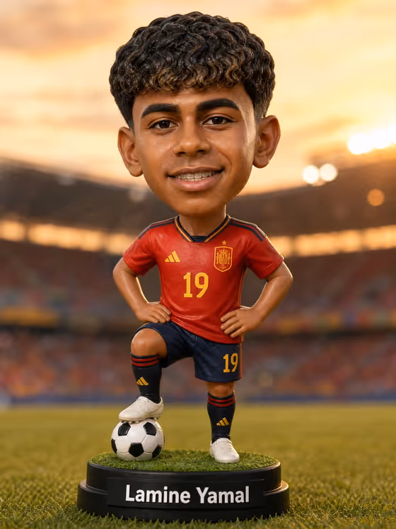 E-commerce Main Image - Custom Sports Bobblehead Figurine