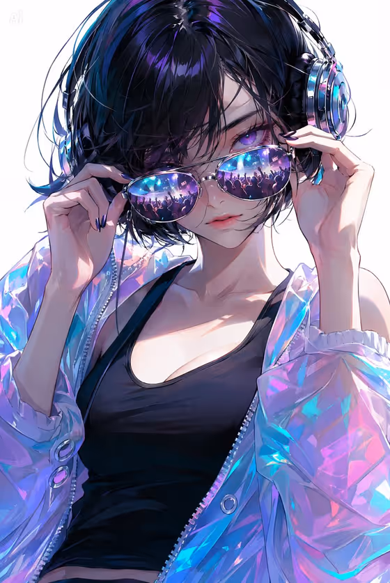 Cyber Club Anime Portrait