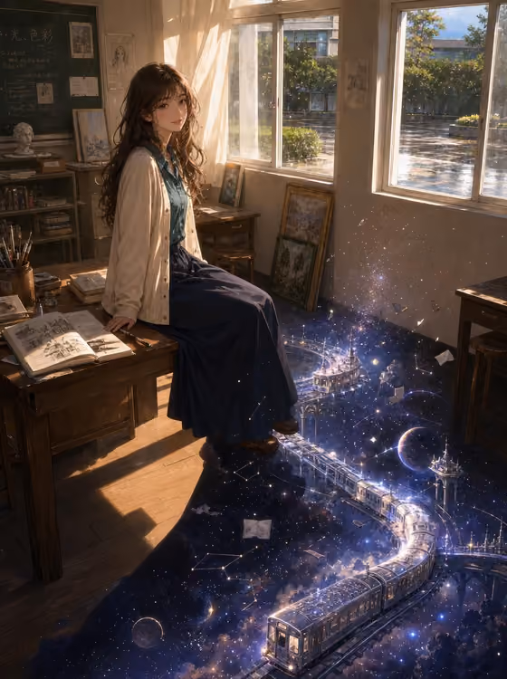 Galaxy Train Classroom