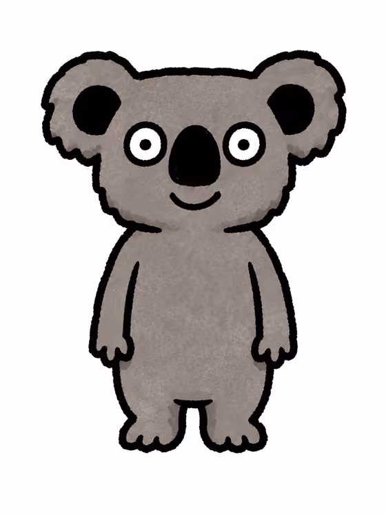 Cute Crayon Character