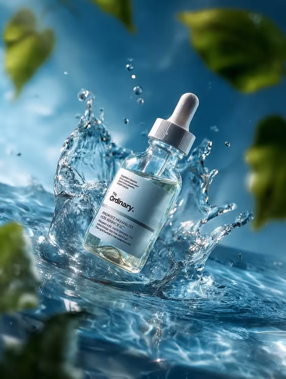 Luxury Serum Splash Ad