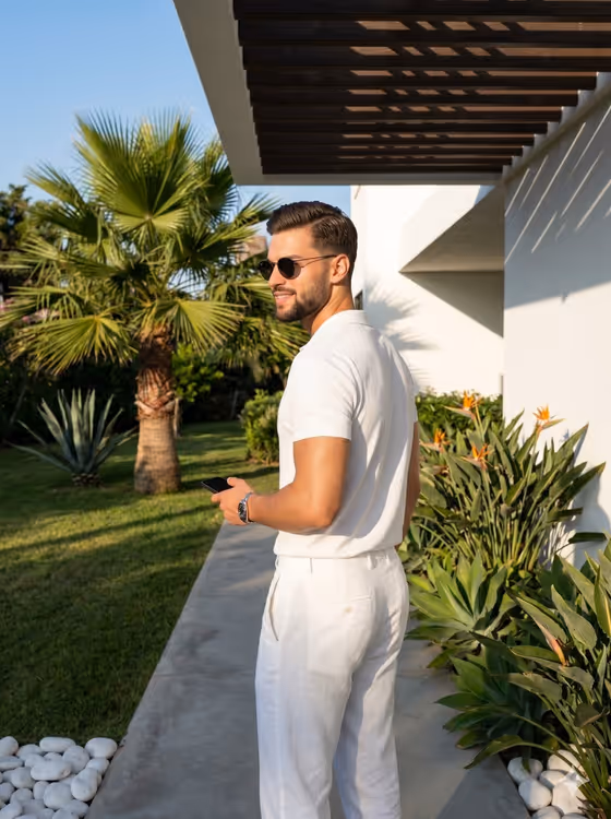 Mediterranean Vacation Portrait template result