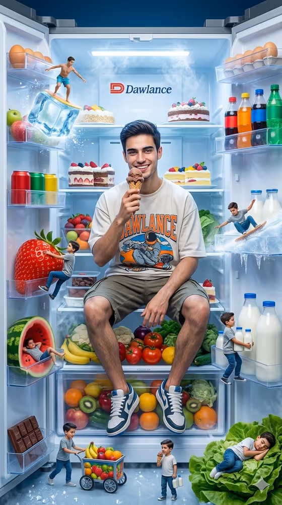 Luxury Refrigerator Miniature World