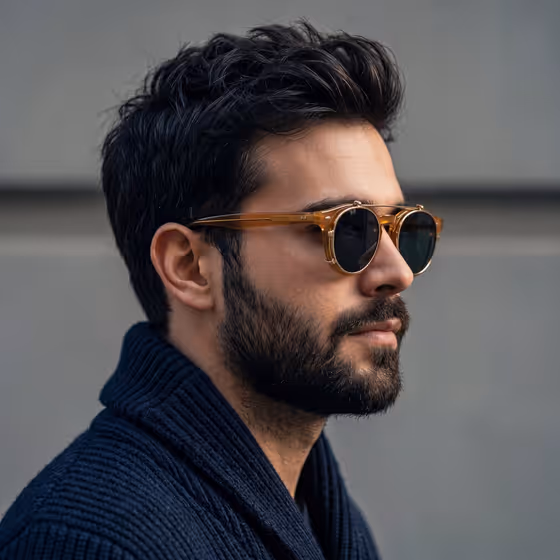 Rugged Profile Portrait template result