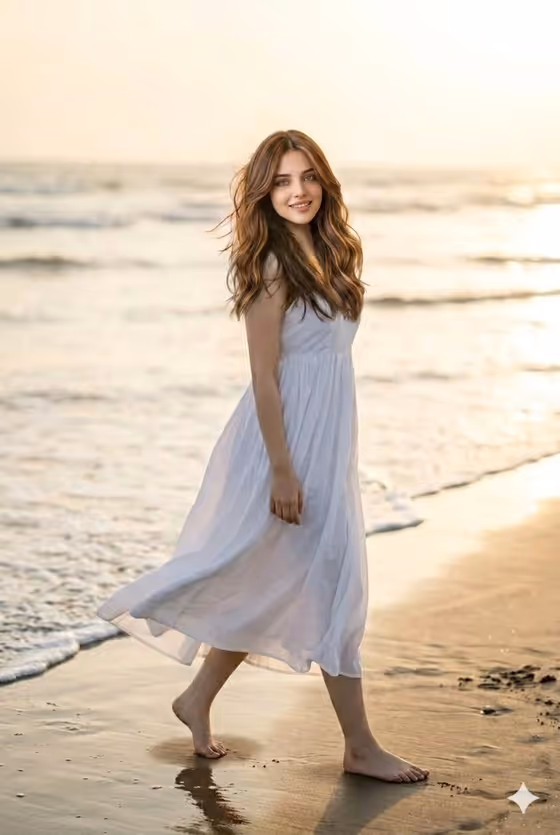 Sunset Shore Portrait