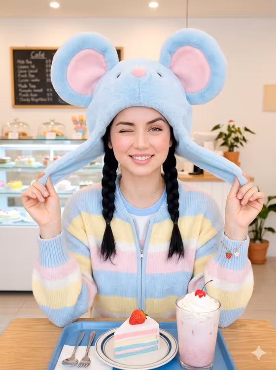 Kawaii Café Portrait