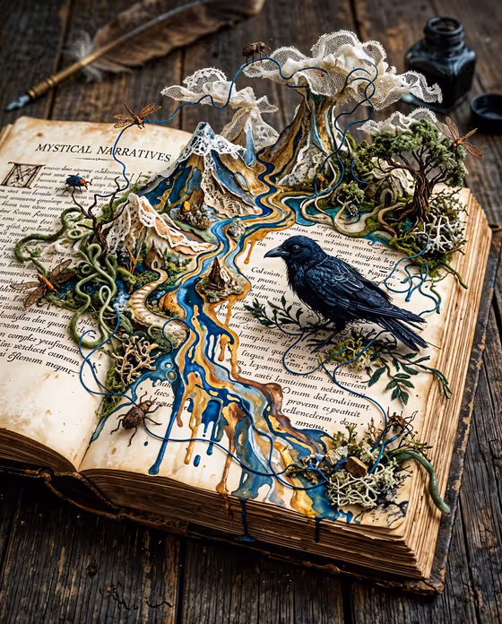 Surreal Miniature Book World template result