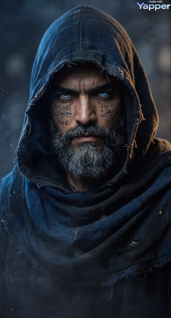 Hooded Warrior Portrait