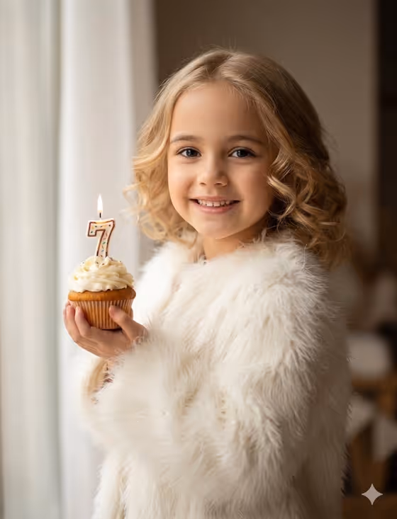 Cozy Birthday Portrait