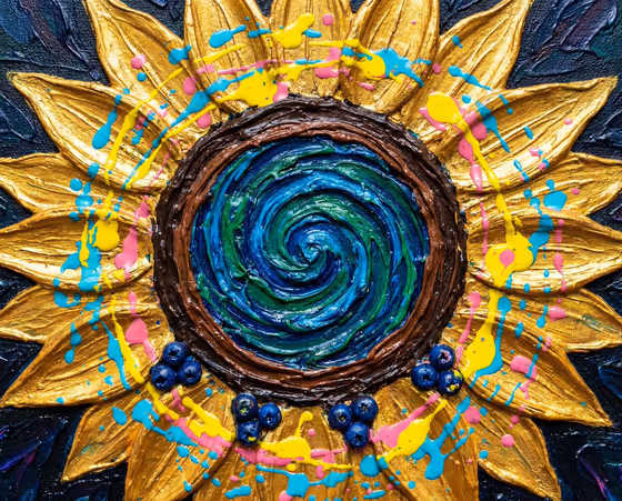 Impasto Bloom Vortex
