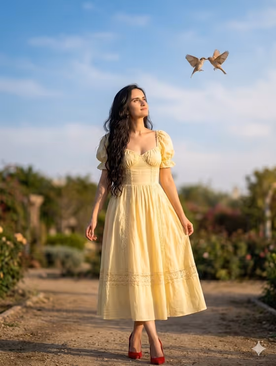 Whimsical Garden Portrait template result