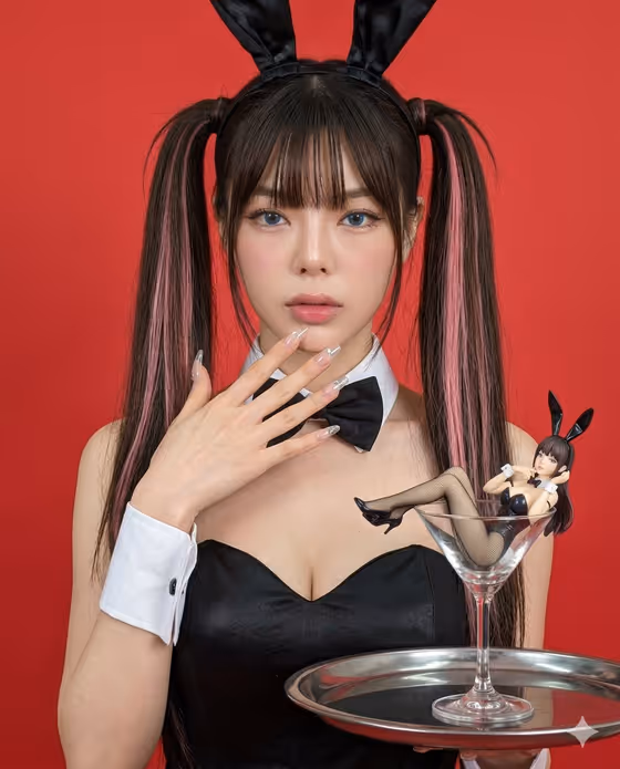 Bunny Tray Portrait