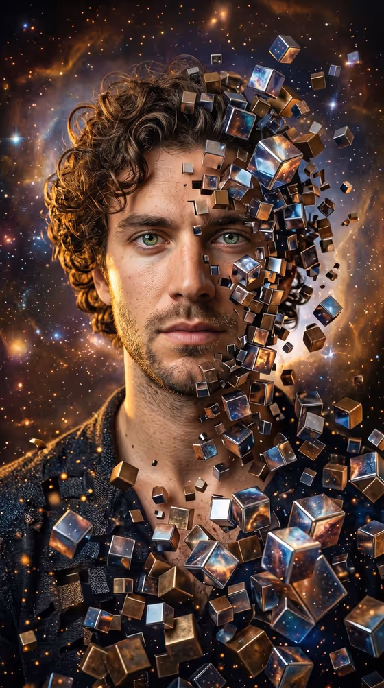 Nebula Cube Portrait