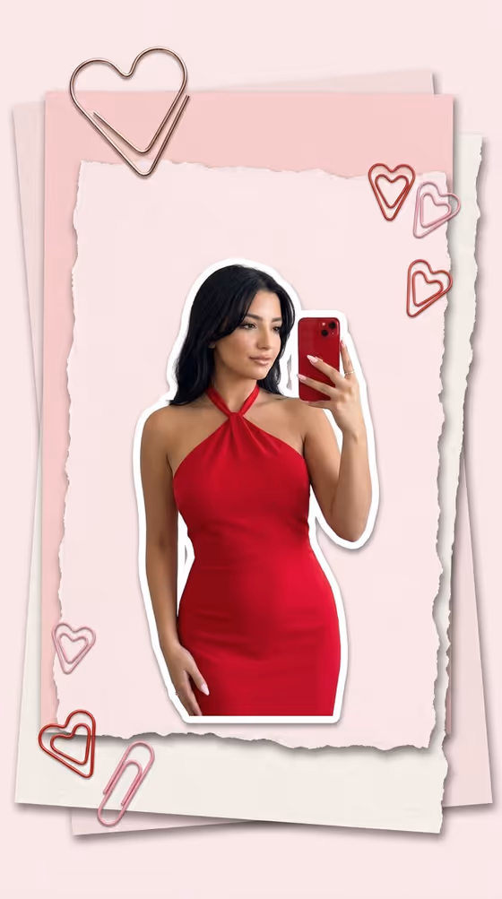 Pink Paper Moodboard Fashion Collage template result