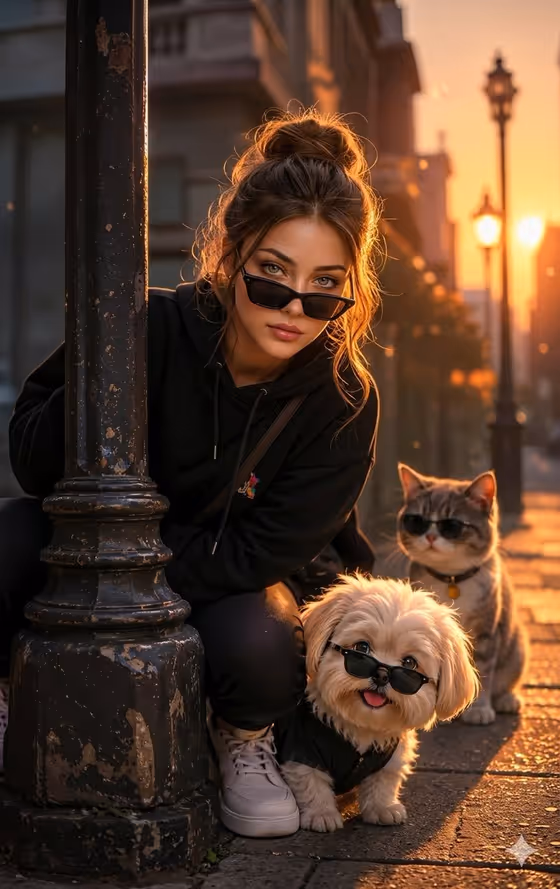 High-Fashion Street Photography with Pets