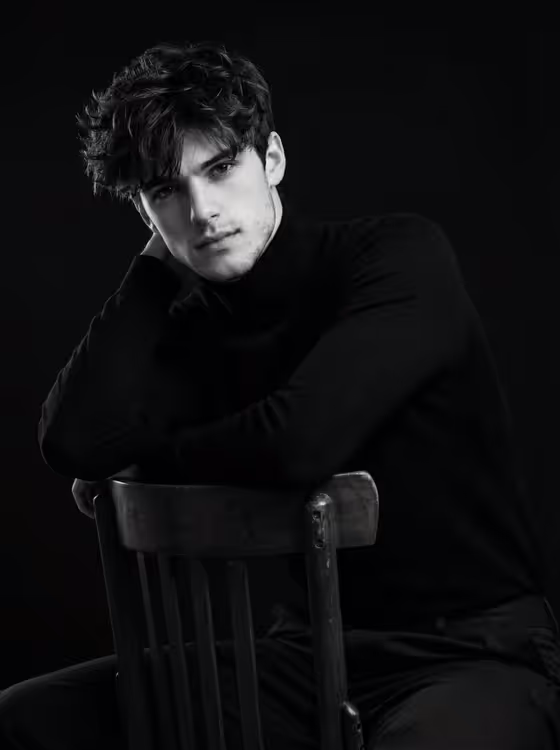 Monochrome Chair Portrait template result