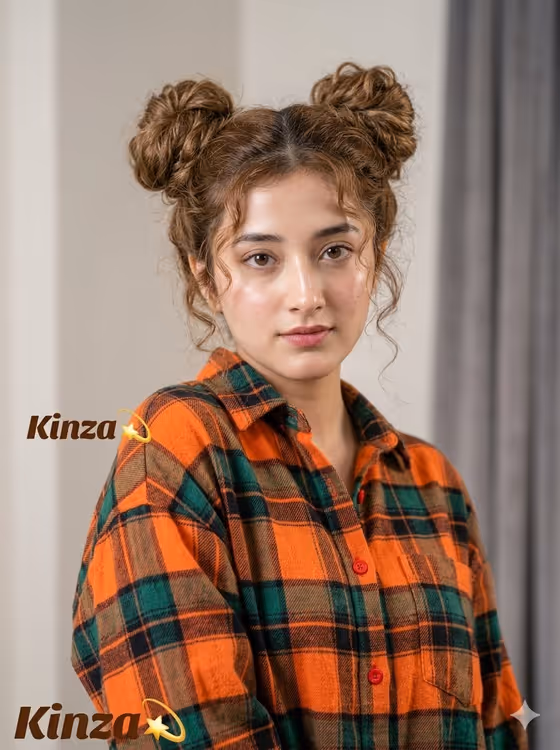 Space Buns Portrait template result