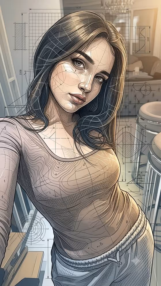 Neo-parametric architectural illustration