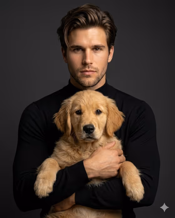 Luxury Pet and Human Editorial template result