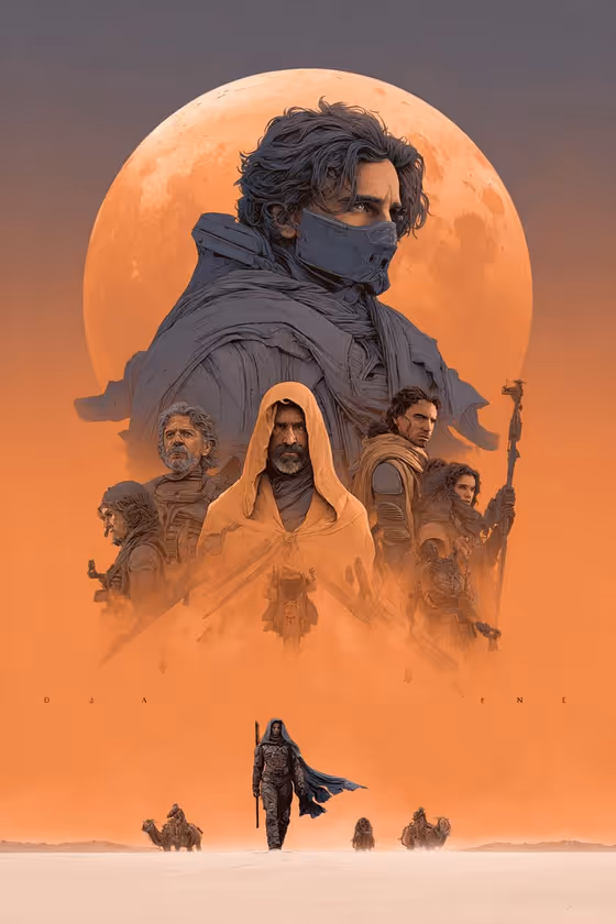 Moebius Desert Poster
