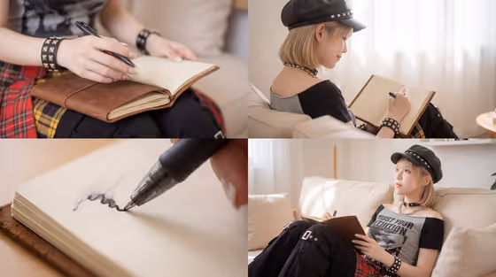 Quiet Journal Film template result