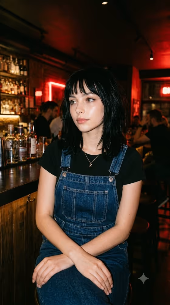 Moody Bar Night Style Transformation template result