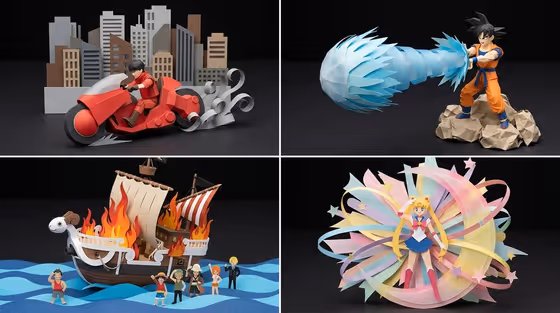 Paper Diorama Scene template result