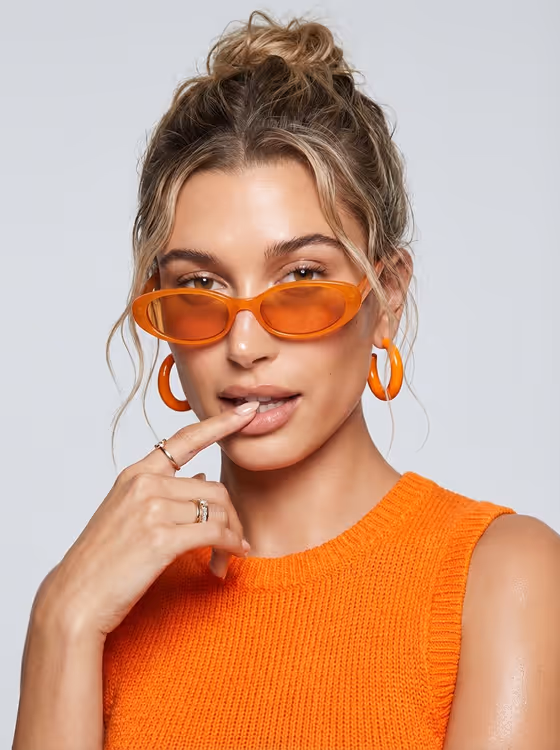 Orange Fashion Portrait template result