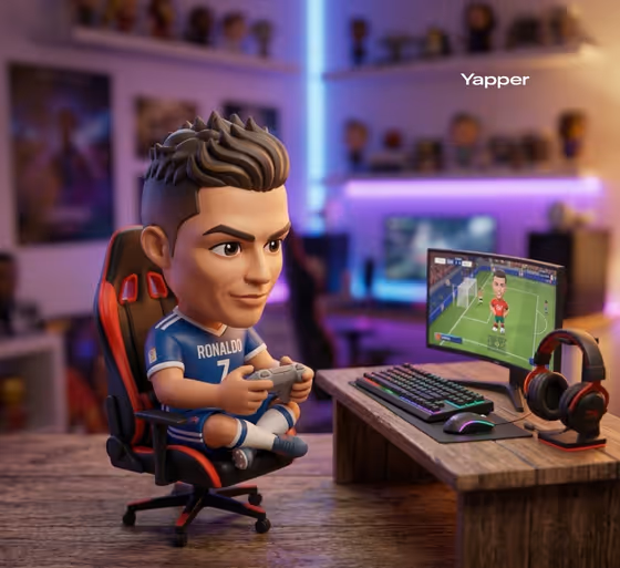 Gamer Desk Figurine