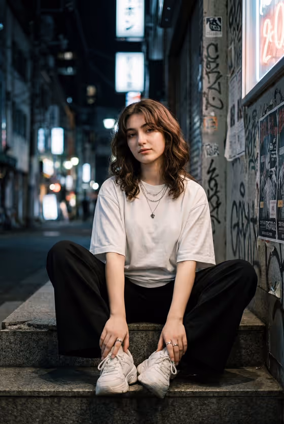 Alley Fashion Portrait