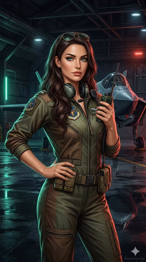 Flight Suit Portrait template result