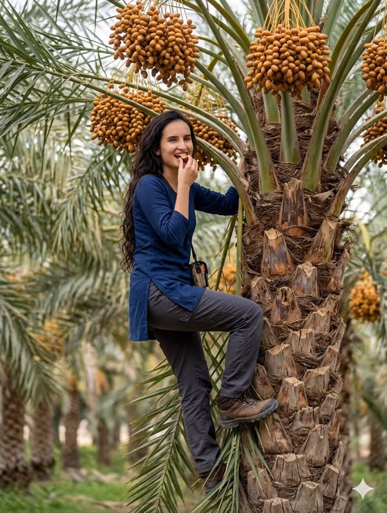 Date Harvest Portrait template result
