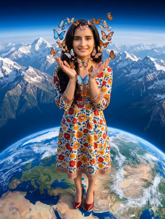 Surreal Globe Muse