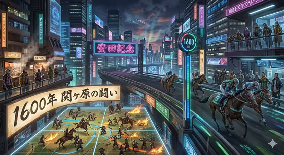Cyberpunk Historical Horse Racing