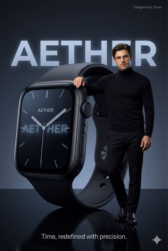 Luxury Tech Ad template result