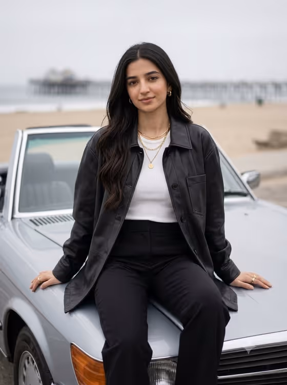 Vintage Car Fashion Editorial