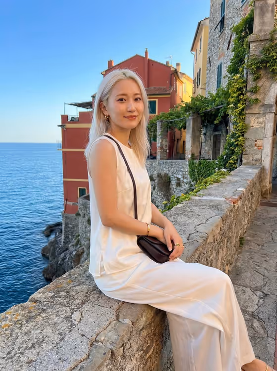 Mediterranean Vacation Portrait