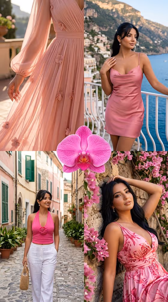 Summer Fashion Grid Moodboard