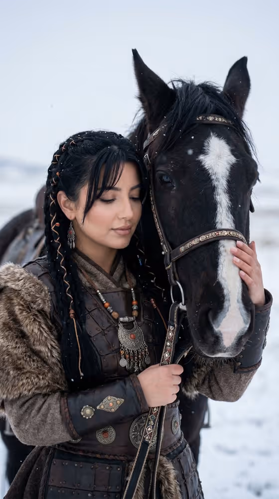 Nomad Horse Portrait