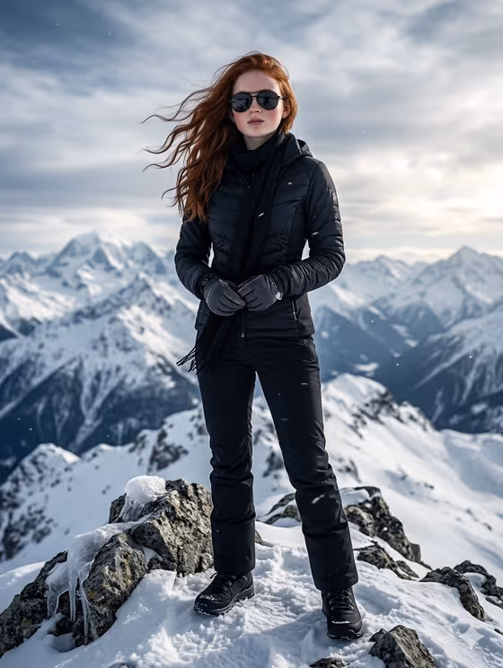 Cinematic Winter Portrait